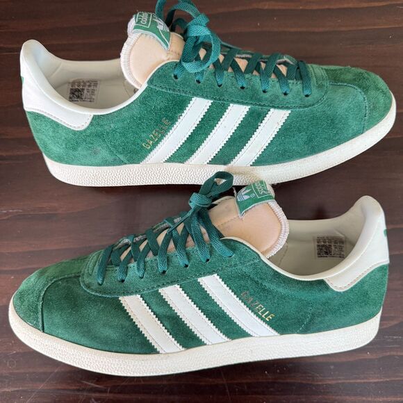 adidas Other - Size 10.5 - Adidas Gazelle GY7338 Sneaker Men's Dark Green Suede Lifestyle Shoes
